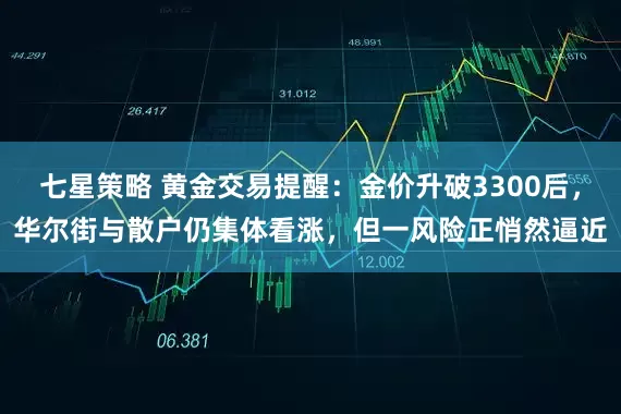 七星策略 黄金交易提醒：金价升破3300后，华尔街与散户仍集体看涨，但一风险正悄然逼近
